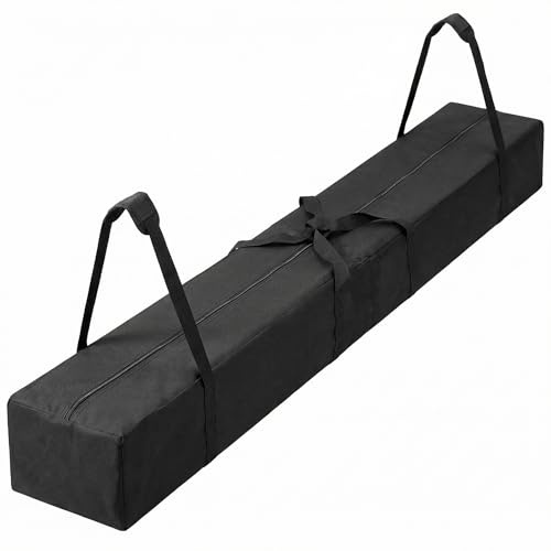 QWORK® tältstänger, 210 x 30 x 20 cm tältväska, 600D oxford tältarrangör, för tältstänger och hållare, ytterparaplyer och fiskestavar