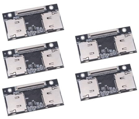 IJSDNVJNDX 5 Pezzi Adattatore da Doppia Scheda TF A CE/ZIF/SSD Scheda di Connessione Anti-Interferenza per PC Nas Registratore CCTV Dashcam