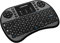 Orbsmart AM-2 kabellose Mini-Tastatur mit integrierten Touchpad/Wireless Keyboard inkl. deutsches Tastaturlayout/LED-Beleuchtung/Fernbedienung für Android TV Boxen/Windows Mini-PC