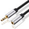 Audio Extension Cable 50Ft,Audio Auxiliary Stereo Extension Audio Cable 3.5mm Stereo Jack Male to Female, Stereo Jack Cord for Phones, Headphones, Speakers, Tablets, PCs and More(50Ft/15M)