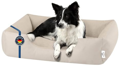 BedDog XL hundsäng - hundsäng - stora hundsängar - stor hundmatta - stor hundmadrass i mikrofiber och cordura sammet