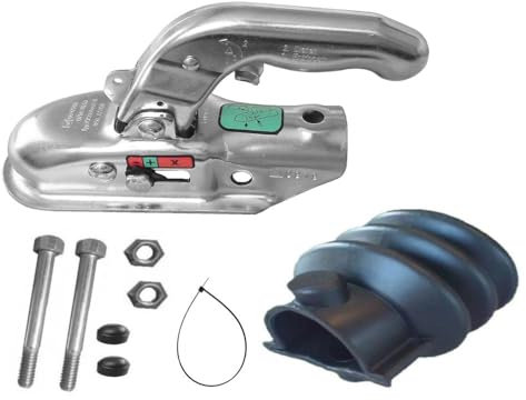 easyclick24 Set - Knott Kugelkupplung - KK14-B - N3-1400kg - Ø 45mm + Faltenbalg + Schrauben