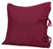 beties Leinen Kissenbezug ca. 80x80 cm 100% Leinen Stone-Washed Kopfkissenbezug mit Hotelverschluss (Merlot-rot)