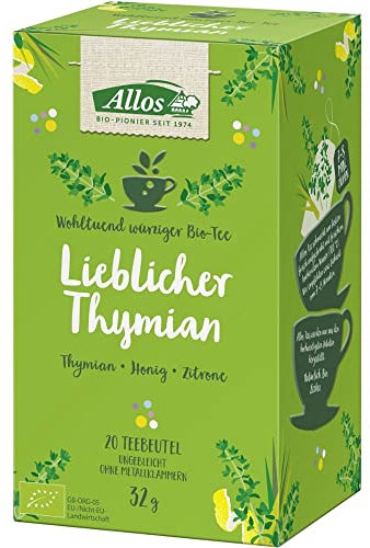 ALLOS Lieblicher Thymian, 20 Teebeutel, 32g (1er Pack)