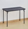KAIHAOWIN Klapptisch 47 x 97 x 70 cm, Campingtisch Klappbar mit Pulverbeschichtete Stahlbeine, Schreibtisch Schwarz, Esstisch ohne Montage für Küche, Wohnzimmer und Garten