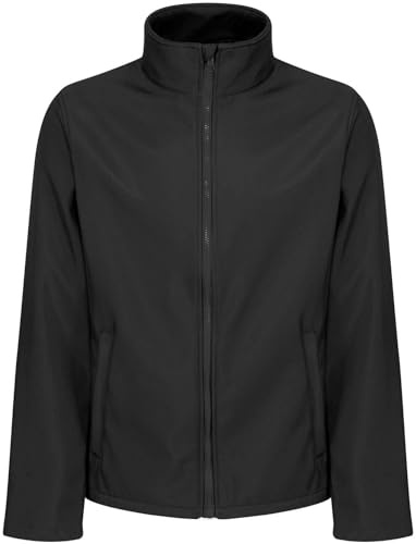PROSTYLE SPORTS Softshell Jacket outdoor jacket, office work Gift casual jacket unisex (UK, Alpha, L, Regular, Regular, Black)