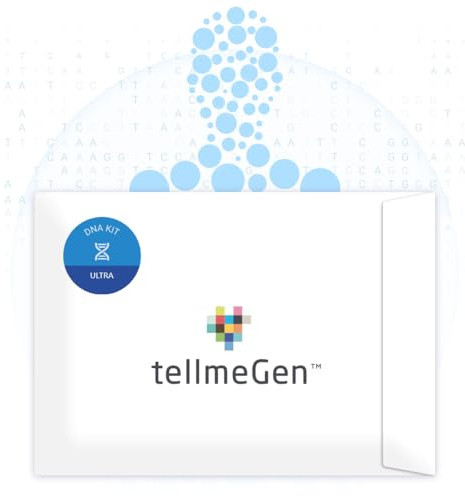 tellmeGen análisis genético Ultra (WGS 30x) | Salud + Rasgos + Wellness + Orígenes | Secuenciación Completa del Genoma | Más de 600 informes