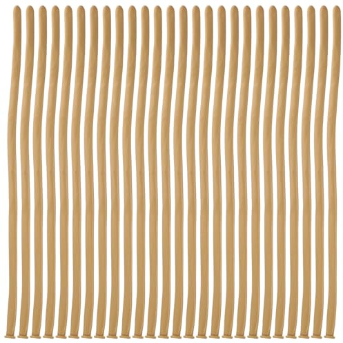 BAZEITFLOW 100 Palloncini Lunghi in Lattice Oro Metallico 1,8 G Resistenti per Feste e Decorazioni Modellabili per Compleanni e Matrimoni