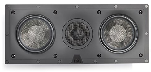 Elac - Debut IW-DC51-W Custom in-Wall Center Channel Speaker (Ea), Black