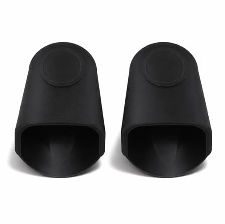 2Pcs Saxophone Mouthpiece Cap, Clarinet Mouthpiece Protective Rubber Cap Sax Accessories (Black) Wind Instrument Accessories