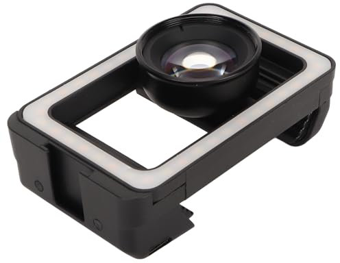 100-mm-Telefon-Makroobjektiv, Universal-Clip, 4K-HD-10-fach-Makrofotografieobjektiv, Tragbares Makroobjektiv mit LED-Fülllicht für Nahaufnahmen, Handy-Makroobjektivaufsatz