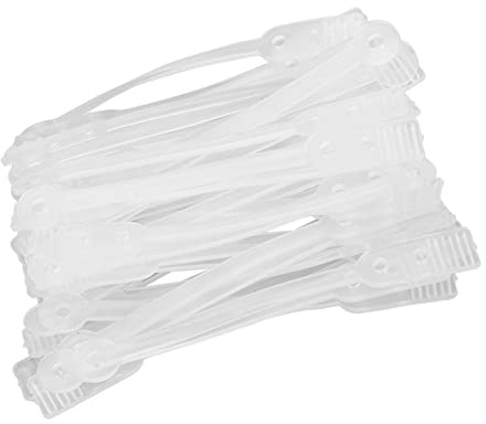 FOLOSAFENAR Fascia per Aste per Permanente , Rulli Ondulati Ad Alta elasticità Appendibili Fascia in Silicone Leggera Riutilizzabile 50 Pezzi per Barbiere