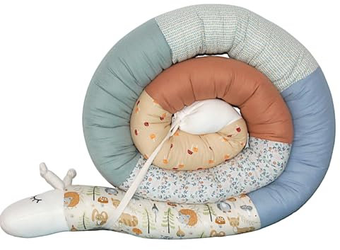 Bettschlange/Bettschnecke XXL (Motiv Meereswelt) Länge 250cm **personalisierbar** Seitenschläferkissen