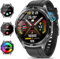 2025 Neu Smartwatch Herren mit EKG/ΒΙυtｚυcker/Harnsäure/BMI Rund 1,43 AMOLED Fitness Gesundheitsuhr mit 24/7 Herzfrequenz Blutdruck SPO2,Schlaf/Apnoe-Monitor Bluetooth-Anrufe,SOS-Notruf, Android/iOS