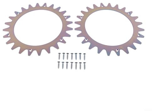 Mähroboter Spikes, verbesserte Traktion Stahl Anti-Rutsch-Nägel, Mäher-Zubehör, für Parkside PMRA 20-Li B2 PMORDA 20-Li B2, für unebene Oberflächen