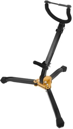 BESPORTBLE Soporte Multifuncional Tenor Plegable de Hierro para en y Saxofón Alto Diseño Ajustable para Uso Estudio y Exhibición