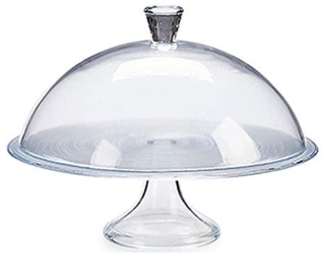 Tartera Cristal Circle 33 cm con Tapa