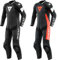 Dainese Tosa 1-Teiler Perforierte Motorrad Lederkombi (Black/White,52)