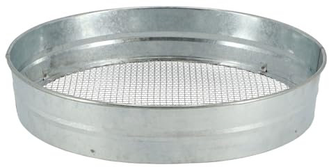Pflanzen Kölle Erdsieb, Silber, verzinkter Stahl, ca. Ø37 cm