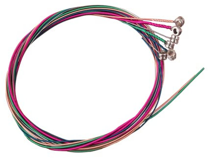 Gitarrensaiten, 6 Stück Gitarren Saiten, Akustikgitarren Saiten, Ersatz-Stahlgitarrensaiten, Schaffen eine Wunderbare Stimme