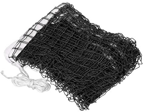 PATIKIL 20x2.5ft Badminton Net, Badminton Court Netting Replacement 0.71x0.71 Mesh with Box for Outdoor Indoor Beach Backyard, Black