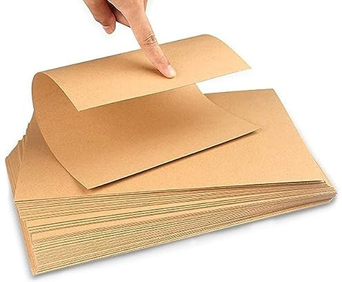 Rainmae 80 Blatt Kartenkartons,Hochwertiges Kraftpapier A4-DIN Format 200g Bedruckbar Perfekt für DIY Bastelprojekte,Hochzeiten Vintage und Geschenke & Etiketten