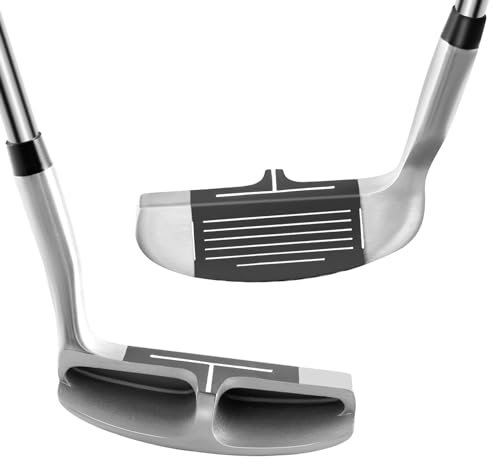 LIFEZEAL Rechtshänder Golf Chipper, Golfschläger aus rostfreiem Edelstahl, Golf Club für Herren & Damen, Golfsport für Anfänger und Profis, Lie-Winkel 72°, 89cm, Silber