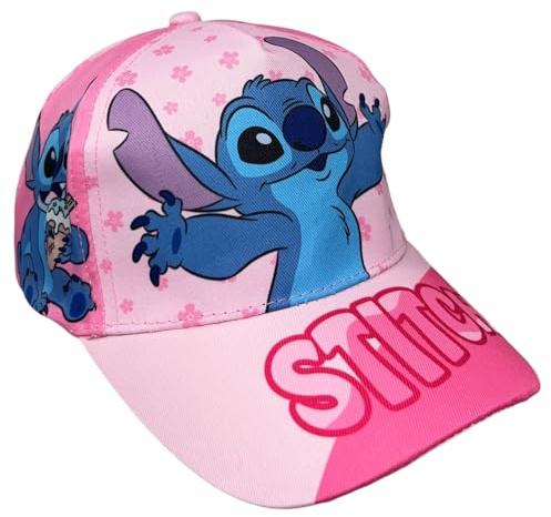 Cappello con Visiera da Ragazzo/Bambino Berretto da Baseball Regolabile per Stitch Bimba