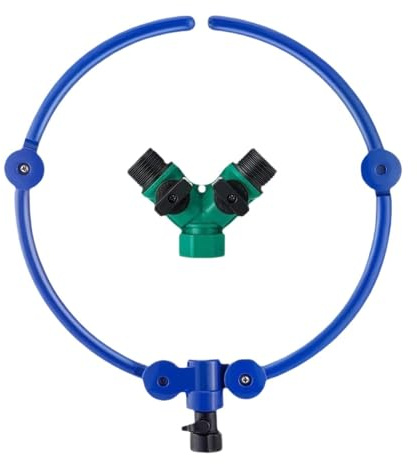 SZLIFE di irrigazione Circolare per Radici degli Alberi con irrigatore a 360°, per Giardini, Alberi, vasi di Fiori, aiuole, in Vaso