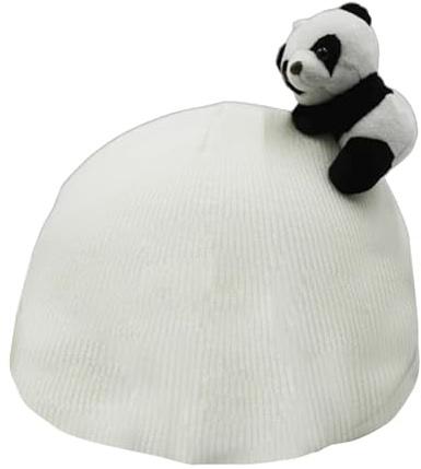 Copricasco per moto - Proteggi sci in peluche da 25 cm, tessuto caldo elasticizzato, design isolante accogliente | Simpatica copertura per casco spessa per snowboard invernale, skateboard, equitazione