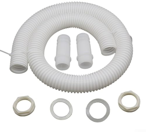 Honseadek Kit de accesorios de conexión de tubería para recolección y almacenamiento de agua de lluvia, sistema de conexión de manguera de plástico para barriles de agua de jardín, 32 mm