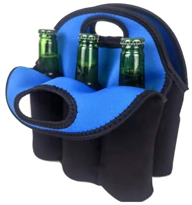 Lerpwige Lot de 6 sacs isothermes en néoprène pour bouteilles de 330 ml, a, One Size