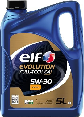 ELF EVOLUTION FULL-TECH C4 5W-30, Huile moteur Diesel, 5 litres