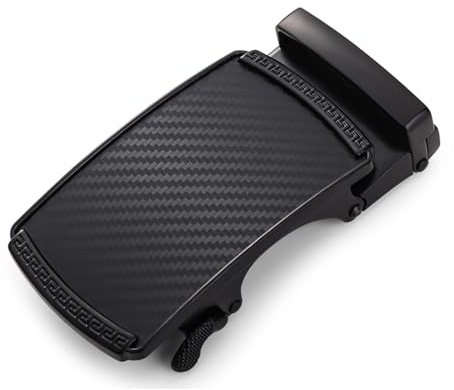 SENDEFN 35MM Ratchet Belt Buckle Only for 1 3/8 Slide Belt Strap, Automatic Click Buckle Adjustable