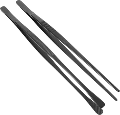 TOPPERFUN 2pièces Pince De Cuisine Acier Inoxydable Pour Bbq Servir Et Manipuler Aliments Pinces Alimentaires Multifonctionnelles Et Pour Cuisine
