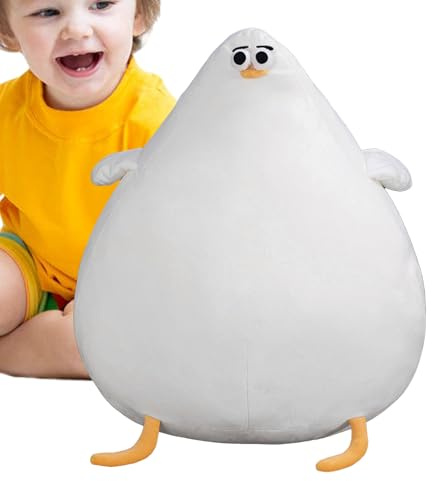 Generisch Peluche en forme d'oiseau en peluche, fonctionnelle, - Dessin animé Big Eyes graisses, coussin en peluche - Jouet animal souple, pour la décoration de la pièce | Multi-usage extérieur et