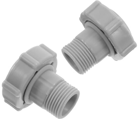 Abaodam Adaptador de Tubería de Piscina de PVC 2piezas Conector de Manguera para Piscina Conexión Segura y Versátil para Manguera de Aspiradora y Drenaje