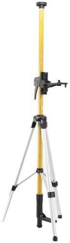 NICCOO Perche télescopique avec trépied et support laser, Niveau Laser Perche Télescopique 3.6M Sol au Plafond Perche Laser, perche de montage laser réglable avec adaptateur fileté 5/8