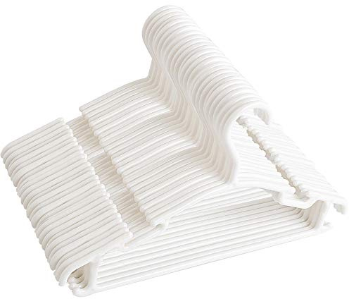 Grucce per bambini, in plastica, colore bianco, 60 pezzi