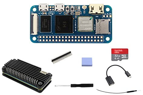 Banana Pi M2 Zero Alliwnner H3 Open Source IoT Single Board Computer Onboard Quad Core Cortex-A7 CPU 512MB DDR 3 RAM WiFi Bluetooth 40 Pin Kompatibel mit Raspberry Pi GPIO Unterstützung Android Linux