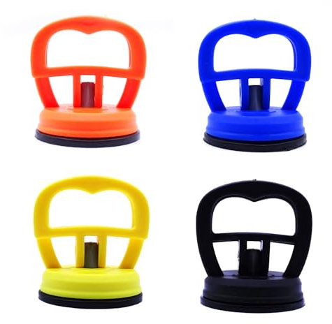 Dent Saugnapf Saugheber Vakuumsauger Gummisauger Glassauger MFCGHXR 4er-Pack Saugheber Auto Dellen, Auto Dent Saugnapf, Heavy Duty Saugheber，Saugnapf Dellenzieher zum Reparieren von Autos