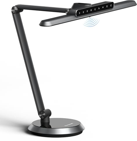 Honeywell Schreibtischlampe,H9 Sunturalux™ 1000LM dimmbare Schreibtischlampe mit Timer und Auto-Sensing,einstellbare Schreibtisch-Leselicht oder Studie, Computer, Architekt