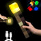 KBIBCK Light-Up Wall Torch Night Light 28 cm, 3D Torch Light, Craft Torchs Lamp, USB Rechargeable for Bedside Lamp with Flame Effect & Timing,Mini World Lighting Gifts for Boys and Girls (8 Colors)