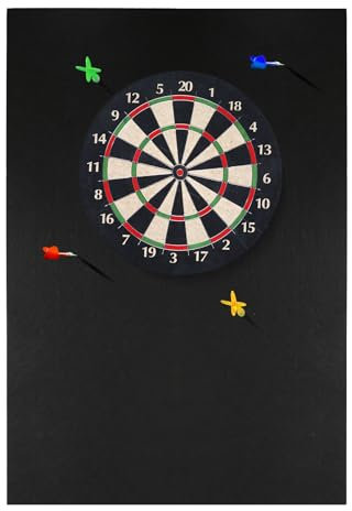 Dart Board Wall Protectors, 36 H X 24 W X 0.5 Thickness, Felt Wall Tiles Dart Board Wall Surround Protector, Cork Board Alternative