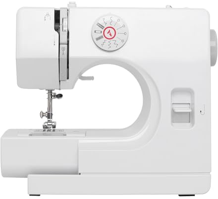 Macchina da cucire, Macchina da cucire elettronica per principianti bambini Macchina da cucire elettrica portatile con pedale 12 punti macchina da cucire multifunzione per vestiti borse bambola