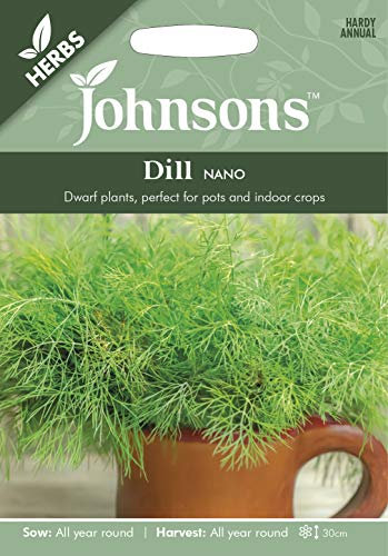 Johnsons Dill Nano Herb Seeds, Green
