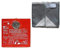 Brandengel Premium Löschdeckenbox aus Stahlblech rot L 30 x B 30 x T 8 cm, Plombierbar, Drehgriff mit Löschdecke 1,60 X 1,80m für Fettbrand, Küche geeignet