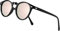 NAKED Optics Runde Polarisierte Sonnenbrille für Damen und Herren, Unisex (Schwarz (Pinkes Glas))