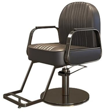 Hydraulic Barber Chair with Shampoo Bowl for Hair Stylists - Heavy Duty Armchair with Adjustable Pump for Beauty and Hair Styling Business