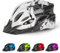Fahrradhelm Kinder, Verstellbarer Kinderhelm für Jungen und Mädchen im Alter von 3–15 Jahren, Multisport-Kinderhelm (50–59cm), Sicherheitshelm für Fahrrad, Roller, Skating (White, M：54-59cm)